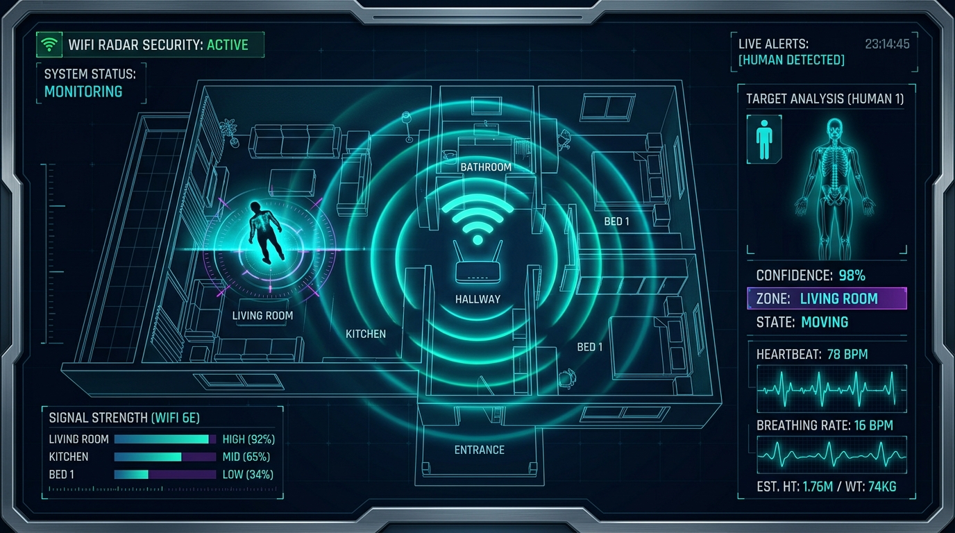 WiFi Radar Sensing Hero Visualization